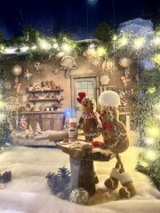 Adventsfenster Plätzchenbacken