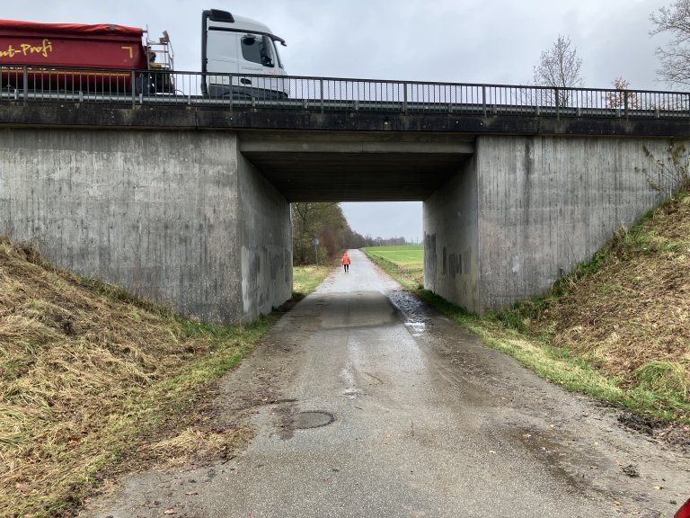 Ersatzneubau der Brücke über einen Wirtschaftsweg bei Altdürnbuch