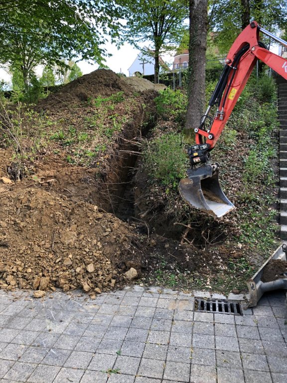 Nahwärmeverbund Leitungslegung 4