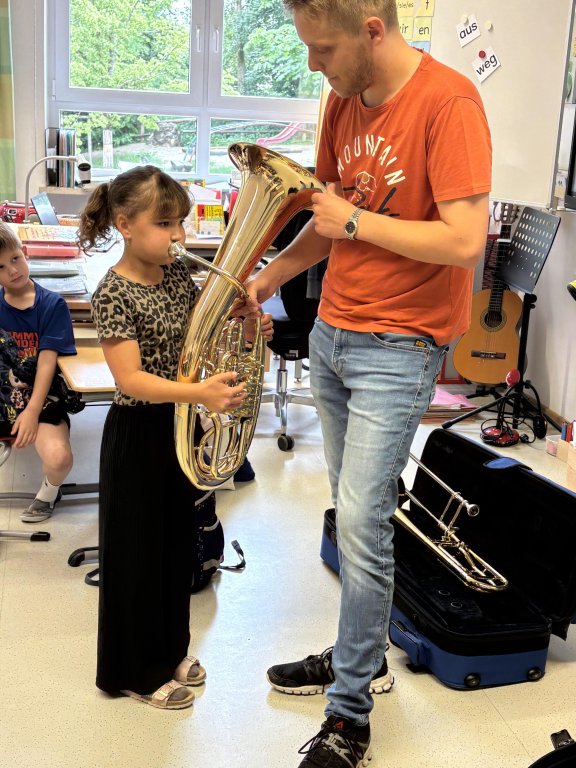 Besuch an Grundschule